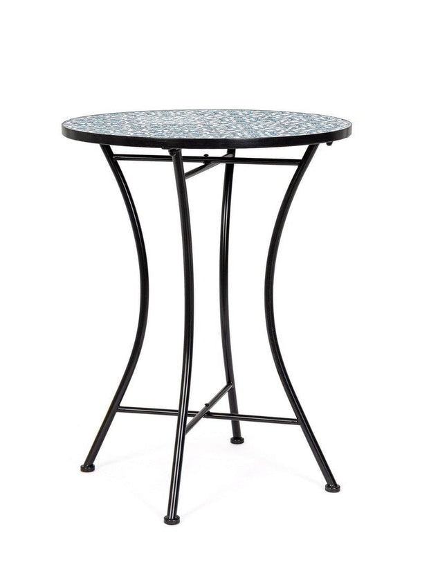 Bizzotto Tavolino da giardino Samos Round Nero