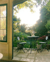 Bizzotto Tavolino da giardino Samos Round Nero