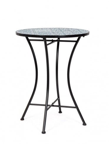 Bizzotto Tavolino da giardino Samos Round Nero