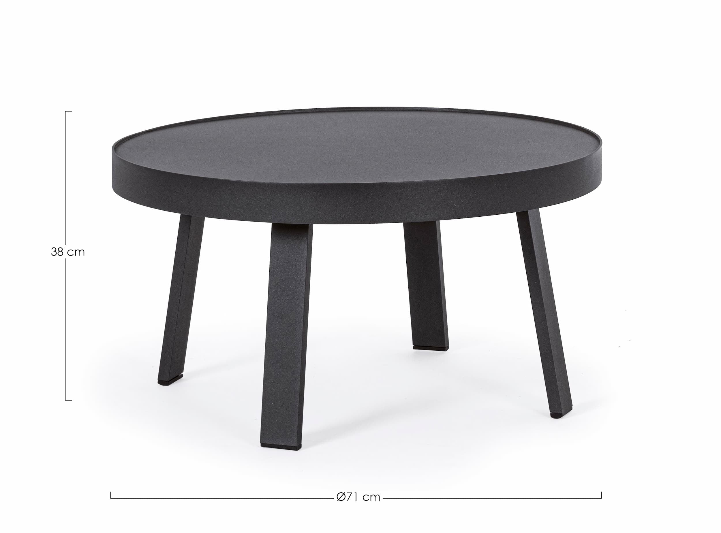 Bizzotto Tavolino da giardino Spyro D71 Grande