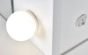 Halmar Tavolino da toeletta con specchio Hollywood XL Bianco