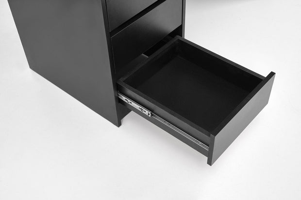 Halmar Tavolino da toeletta con specchio Hollywood XL Nero