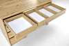 Halmar Tavolino da toeletta con specchio Hollywood XL Quercia