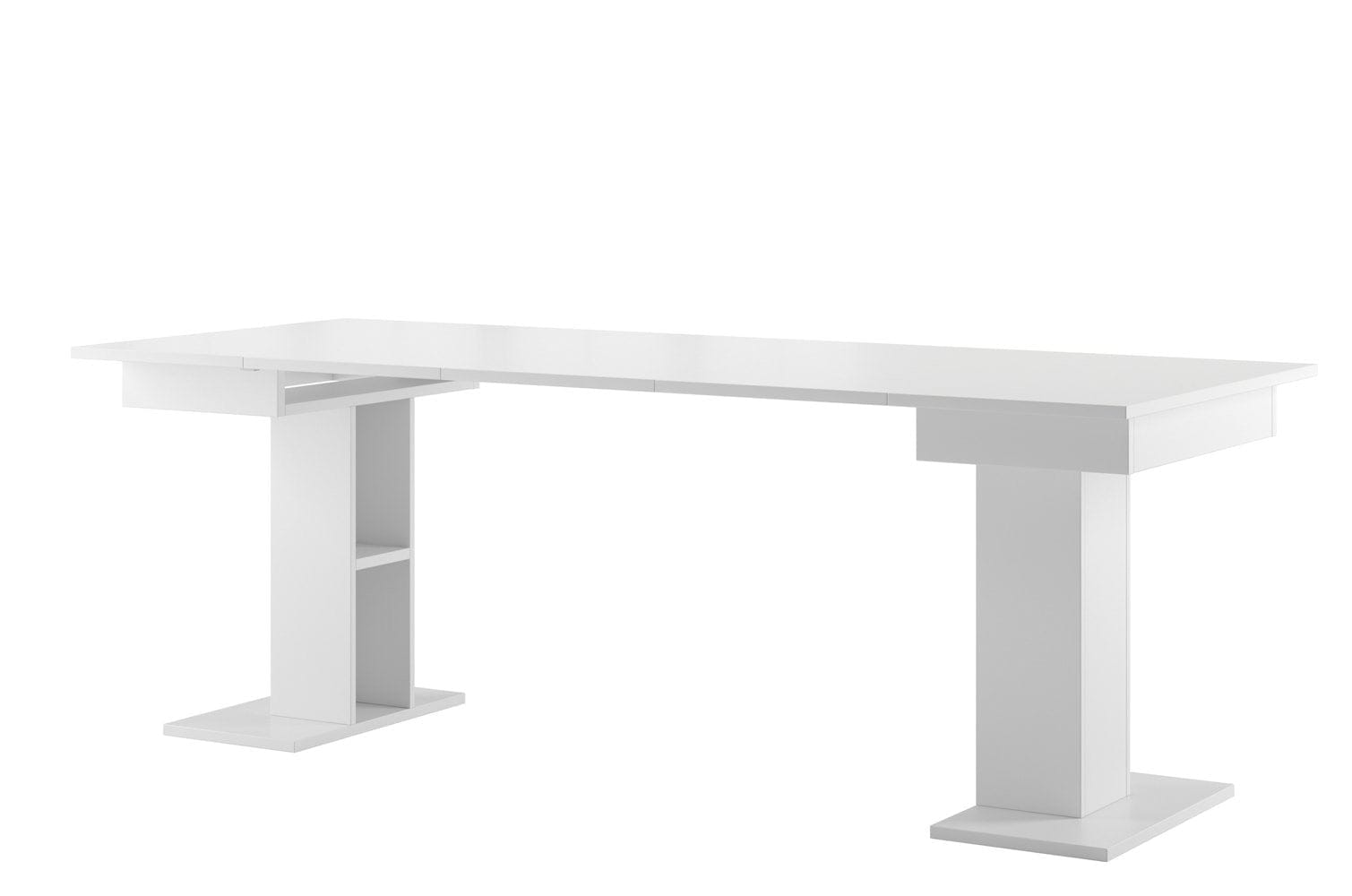 Tavolo allungabile Star 05 Bianco, L85-220xL85xH77 cm (6)