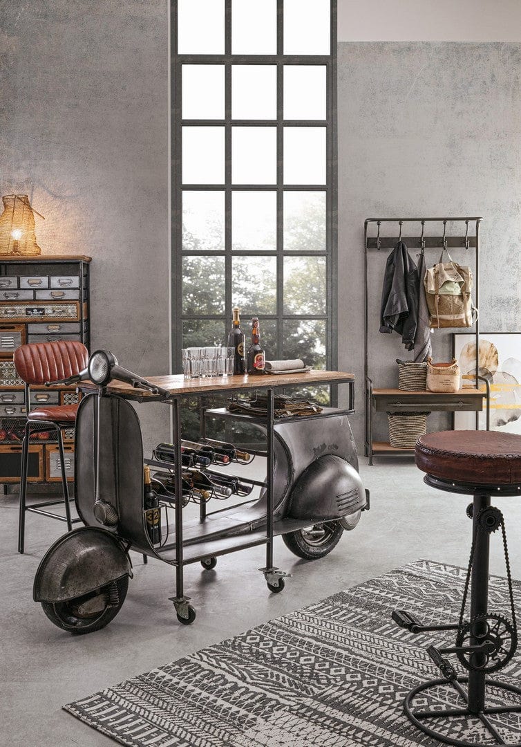Bizzotto Tavolo da Bar Vespa Replica Naturale