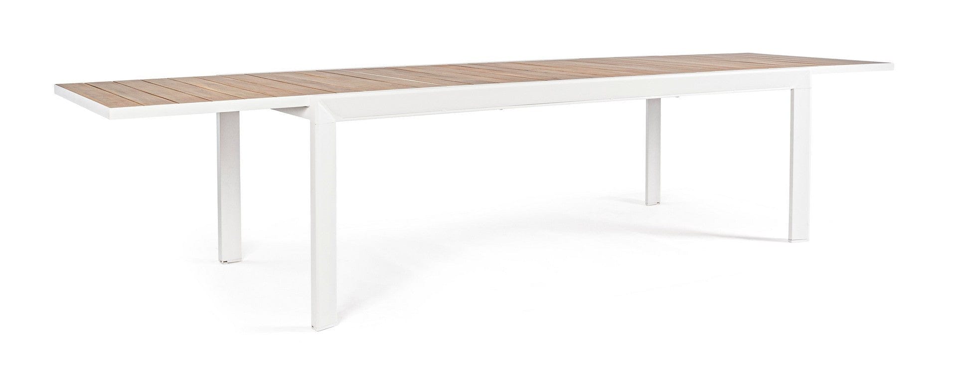 Bizzotto Tavolo da giardino estensibile Belmar Bianco