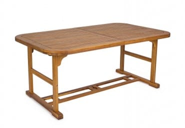 Bizzotto Tavolo da giardino estensibile Noemi Rectangle Naturale