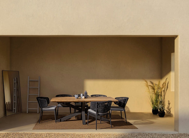 Bizzotto Tavolo da giardino Palmdale Rectangle