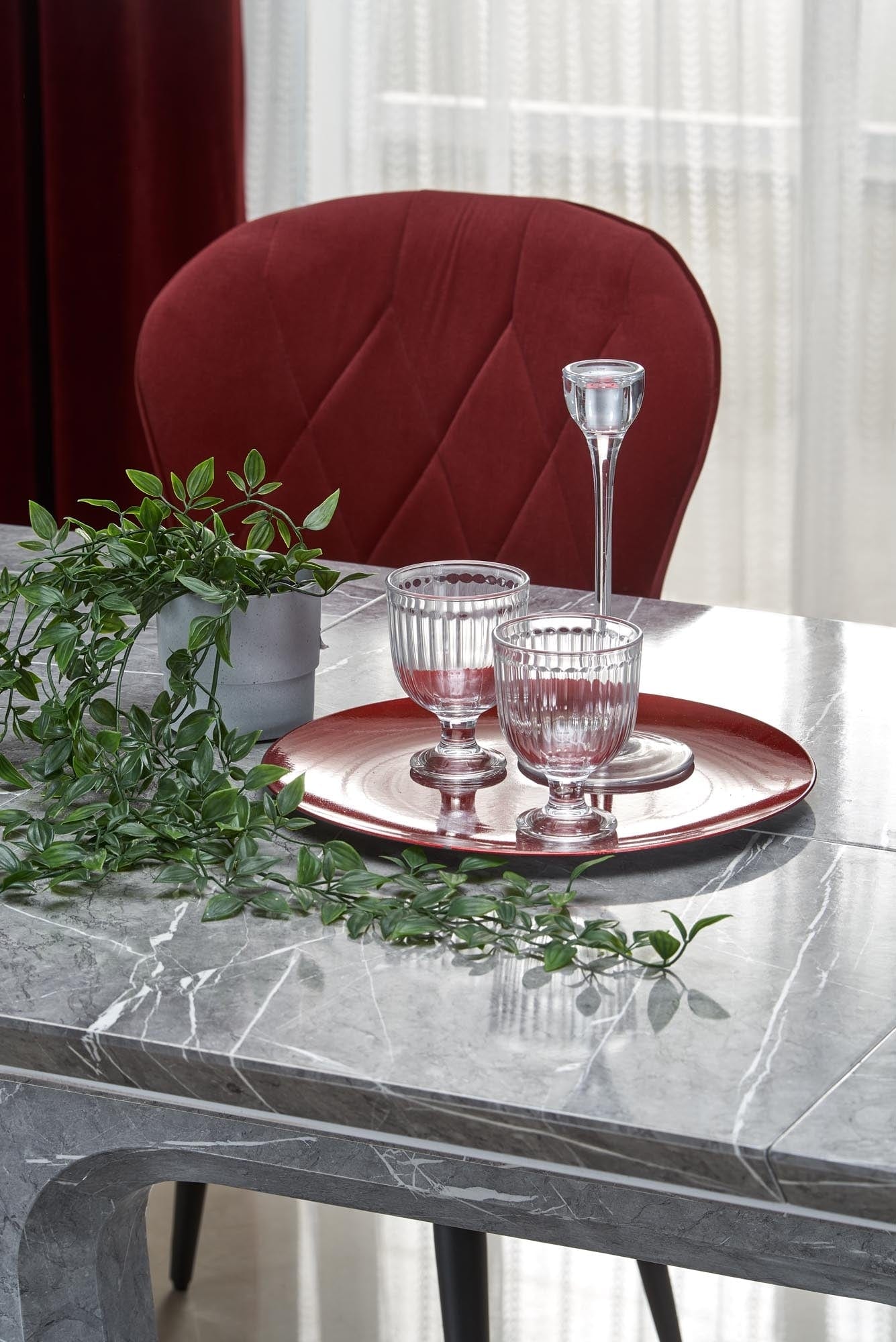 Halmar Tavolo da pranzo estensibile Artan Grigio