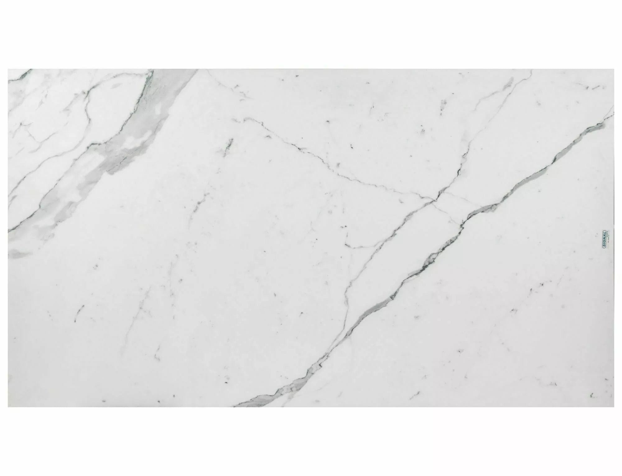 Signal Tavolo da pranzo estensibile Diuna Statuario Venato Bianco e Nero