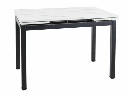 Signal Tavolo da pranzo estensibile GD017 Bianco e Nero