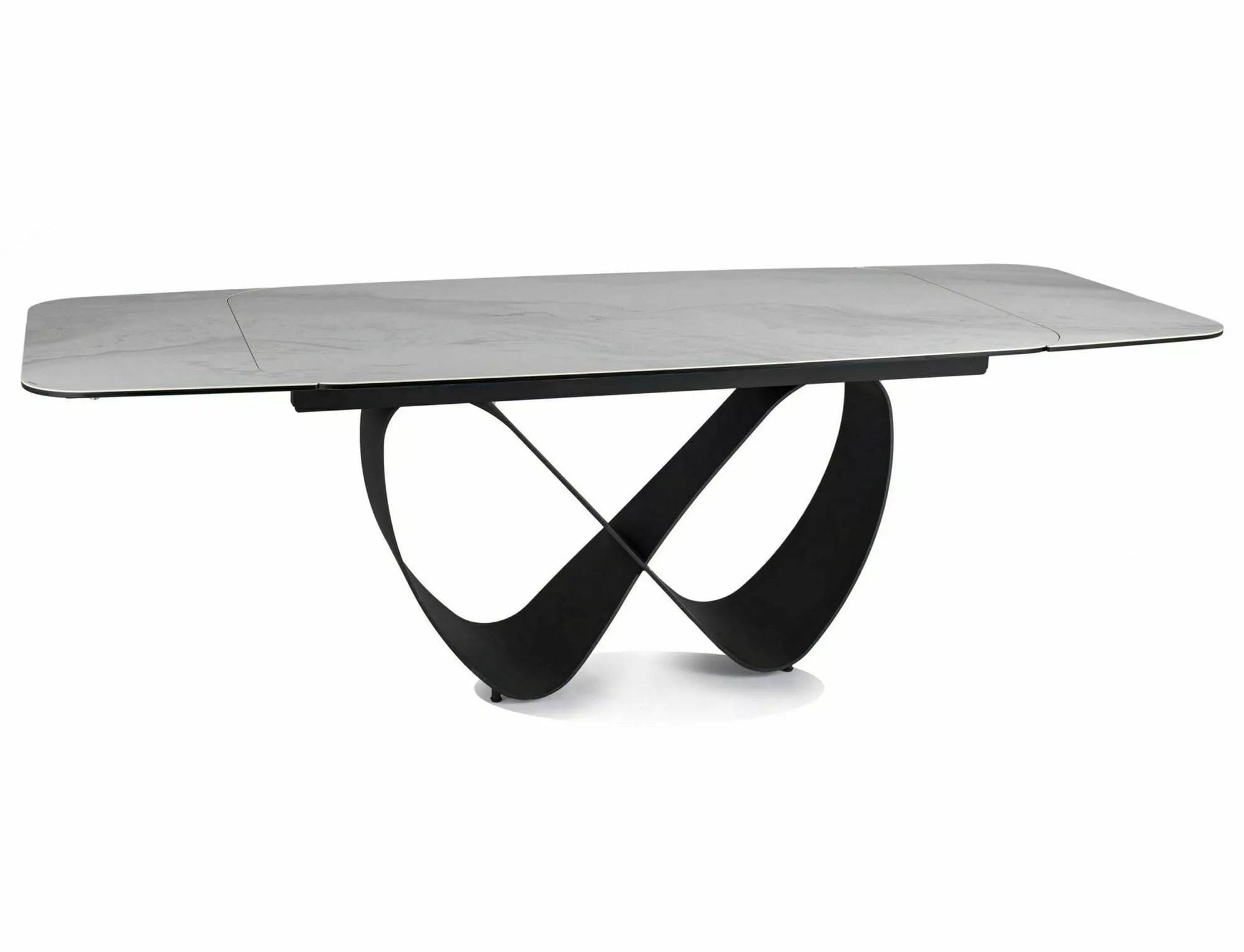 Signal Tavolo da pranzo estensibile Infinity Nature Cloud Bianco e Nero