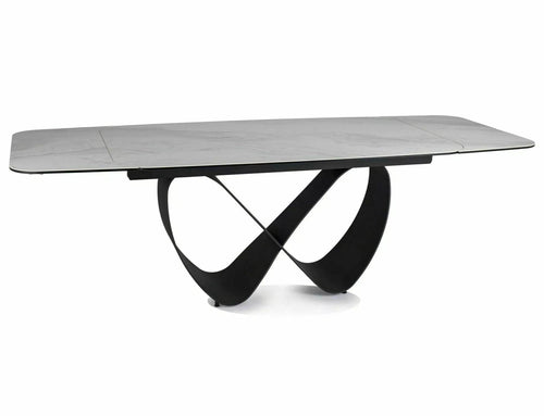 Signal Tavolo da pranzo estensibile Infinity Nature Cloud Bianco e Nero
