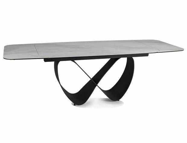 Signal Tavolo da pranzo estensibile Infinity Nature Cloud Bianco e Nero