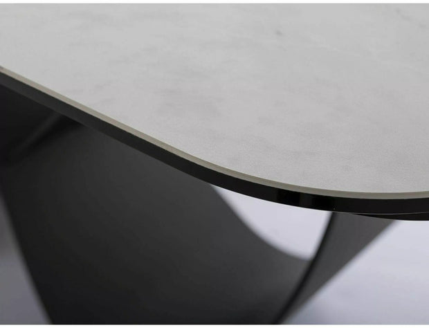 Signal Tavolo da pranzo estensibile Infinity Nature Cloud Bianco e Nero