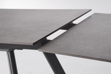Bizzotto Tavolo da pranzo estensibile Jarkko Nero