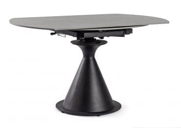 Bizzotto Tavolo da pranzo estensibile Jonni Nero