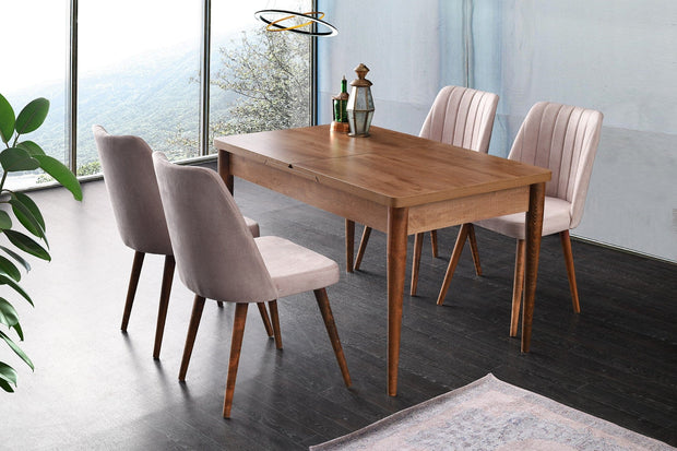 Tavolo da pranzo estensibile Kelebek 1231 Noce (1)