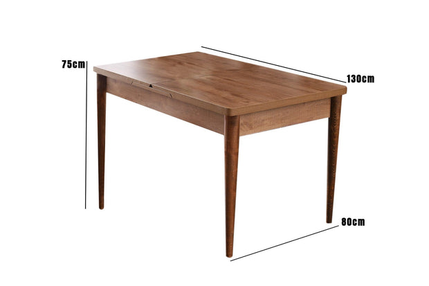 Tavolo da pranzo estensibile Kelebek 1231 Noce (2)