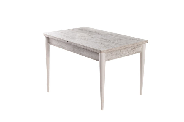 Tavolo da pranzo estensibile Kelebek 1233 Bianco