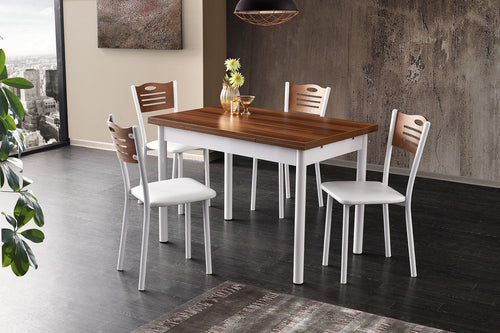 Tavolo da pranzo estensibile Polo 1301 Noce
