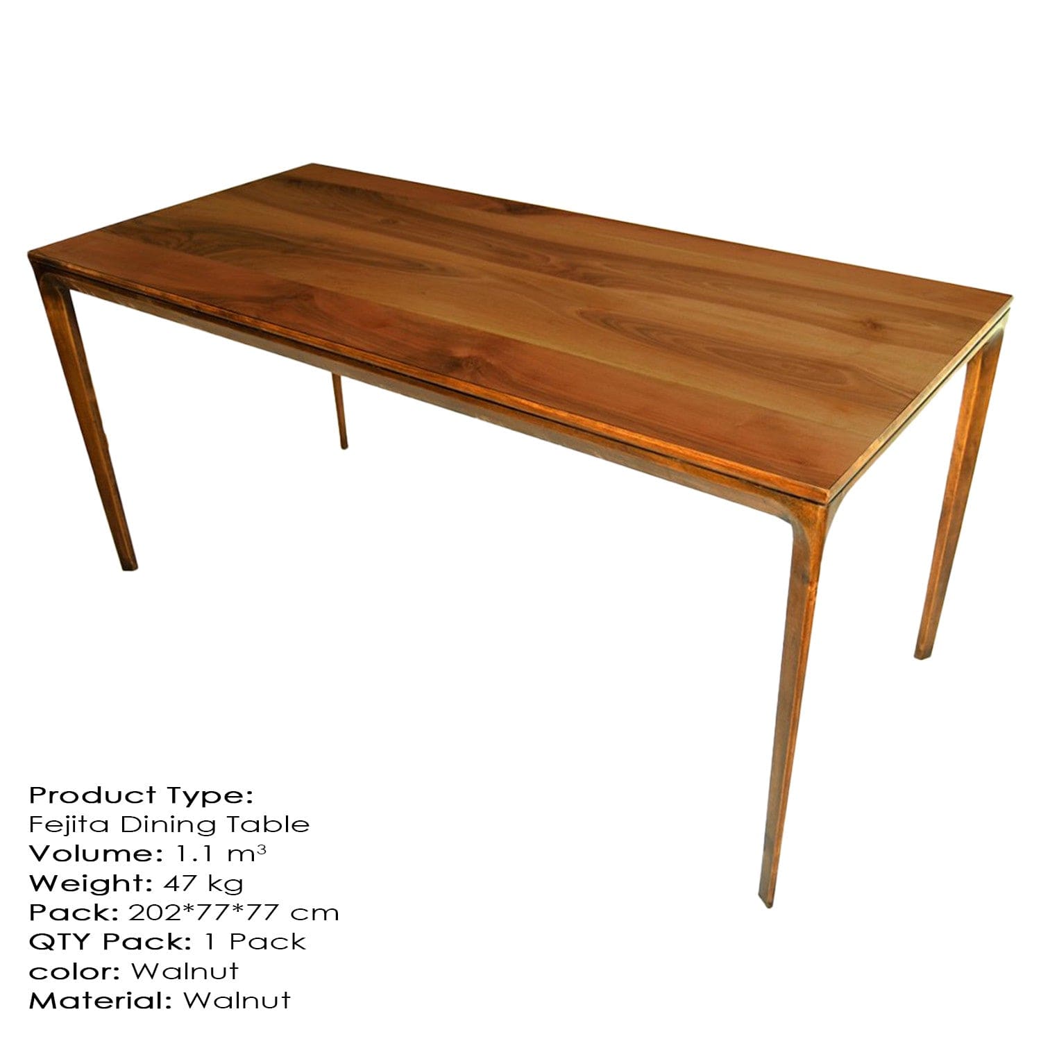 Tavolo da pranzo Fejita Large Noce (3)