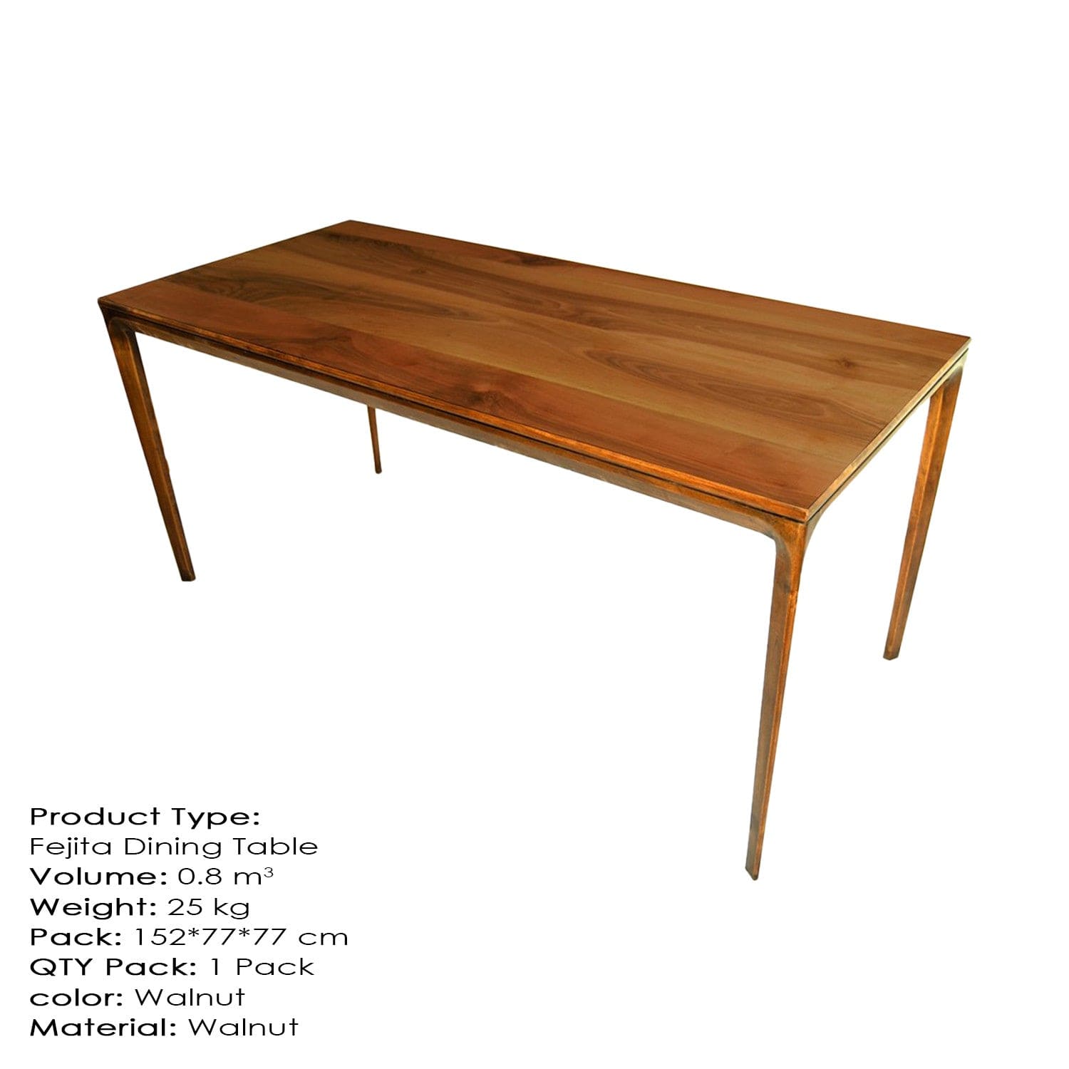 Tavolo da pranzo Fejita Small Noce (3)