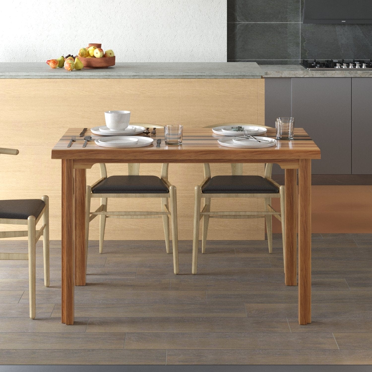 Tavolo da pranzo Kuoksu Noce (2)