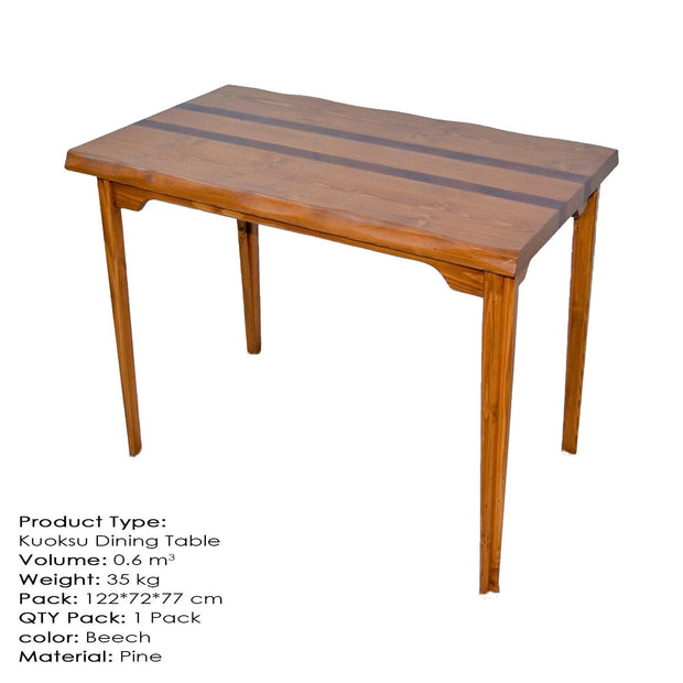 Tavolo da pranzo Kuoksu Noce (4)