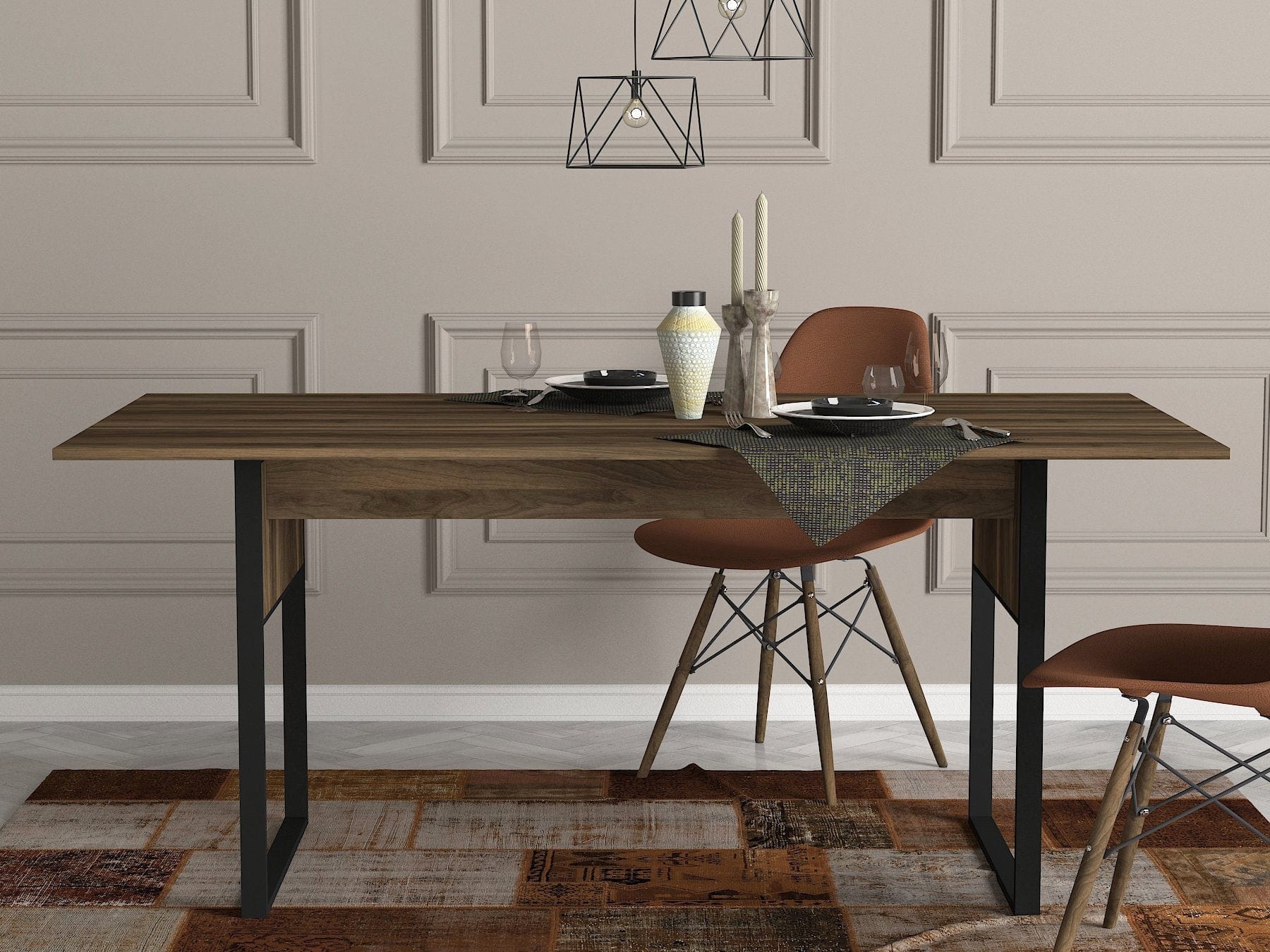 Tavolo da pranzo Lost Noce (2)