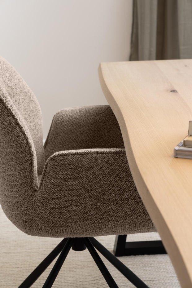 Actona Tavolo da pranzo Malika Quercia