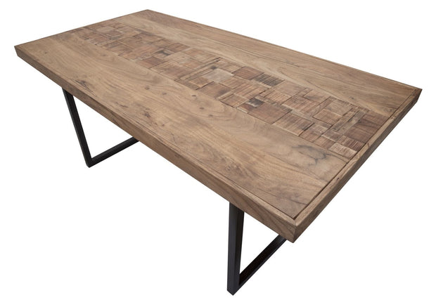 Tavolo Da Pranzo Mumbai cm 175x90x77 (Legno Di Acacia Nilotica) (3)