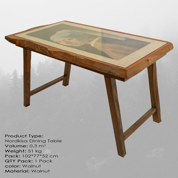 Tavolo da pranzo Nordkisa Large Noce