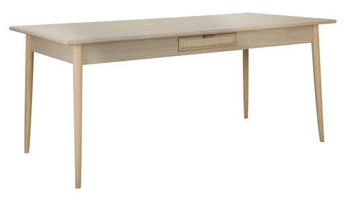 Tavolo Da Pranzo Paglia Di Vienna cm 180x90x76