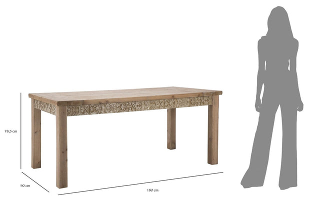 Tavolo Da Pranzo Renaissance cm 180x90x78,5 (7)
