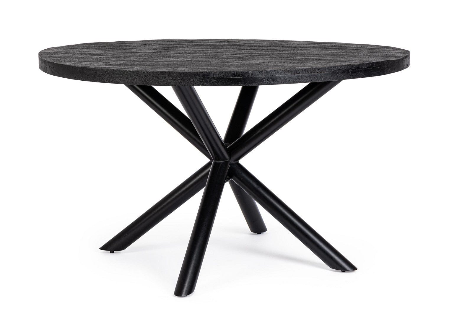 Bizzotto Tavolo da pranzo rotondo Hastings Nero