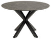 Actona Tavolo da pranzo rotondo Heaven Nero