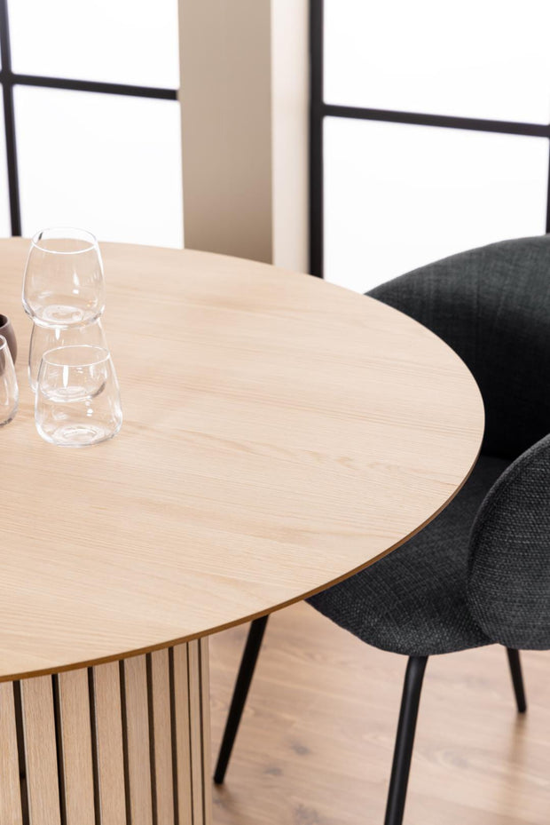 Actona Tavolo da pranzo rotondo Linley Bianco