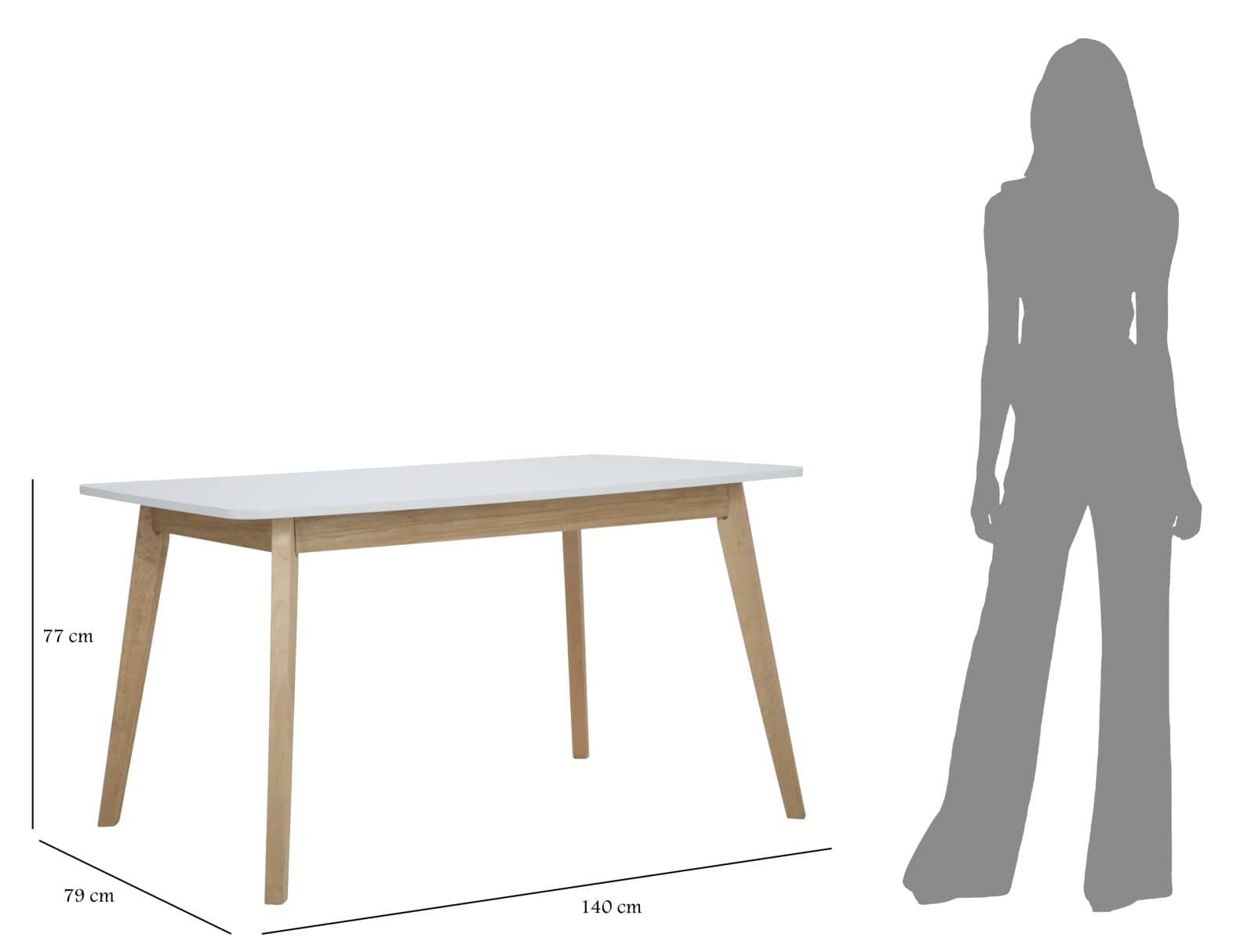 Tavolo Da Pranzo Simply cm 140x79x77 (6)