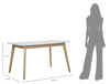 Tavolo Da Pranzo Simply cm 140x79x77 (6)