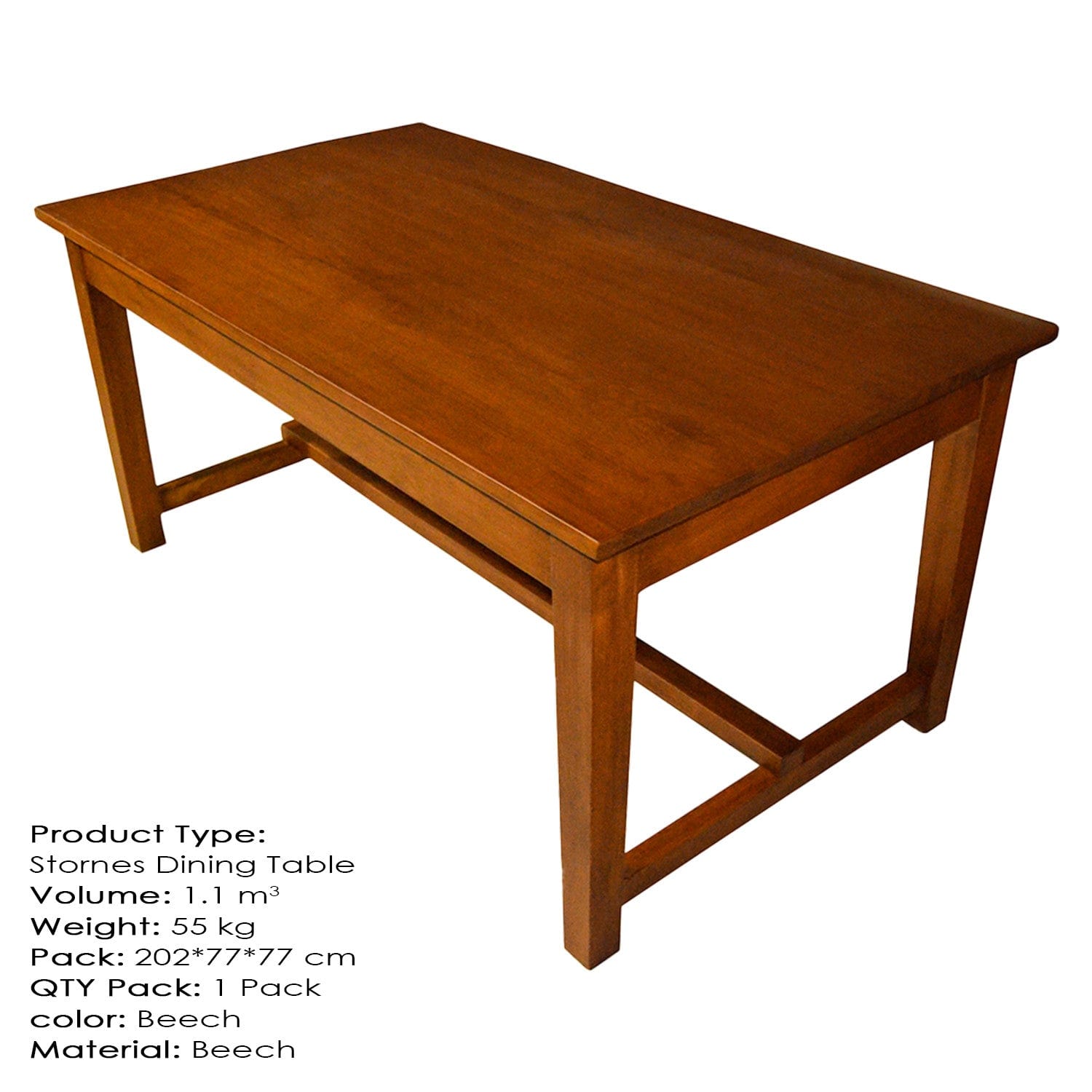 Tavolo da pranzo Stornes Large Noce (3)