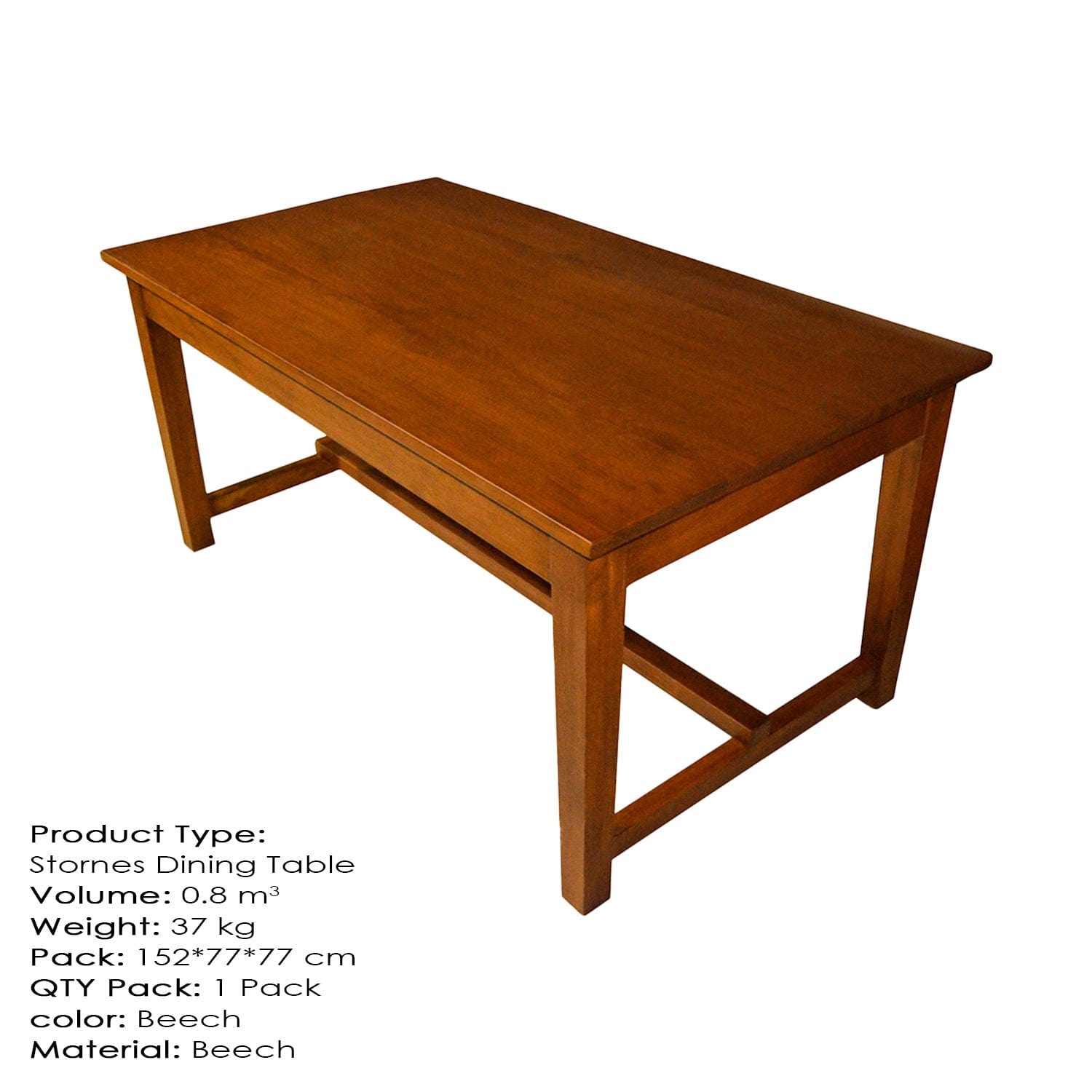 Tavolo da pranzo Stornes Noce (3)