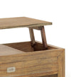 Tavolo per laptop con 2 cassetti Merapi Naturale (2)