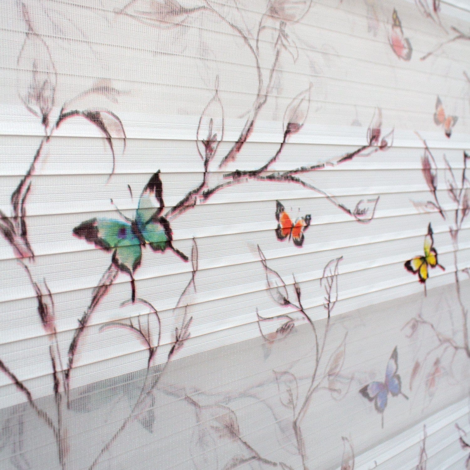 Tenda a rullo verticale Butterfly Multicolore (1)