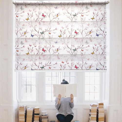 Oyo Tenda a rullo verticale Butterfly Nature Multicolore