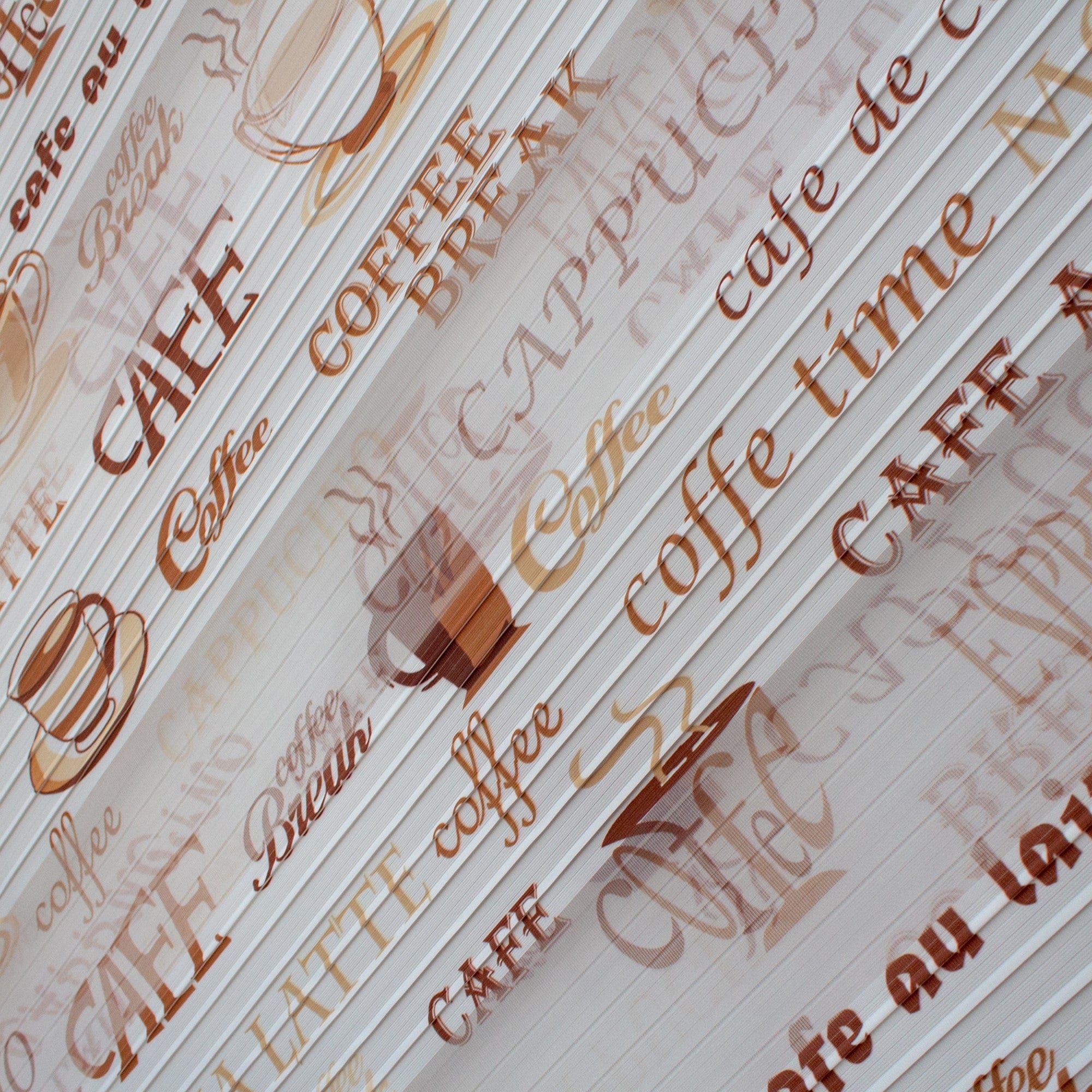 Oyo Tenda a rullo verticale Coffee Time Marrone