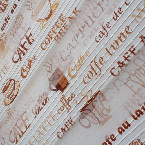 Oyo Tenda a rullo verticale Coffee Time Marrone