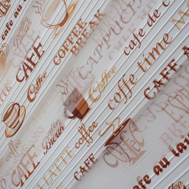 Oyo Tenda a rullo verticale Coffee Time Marrone