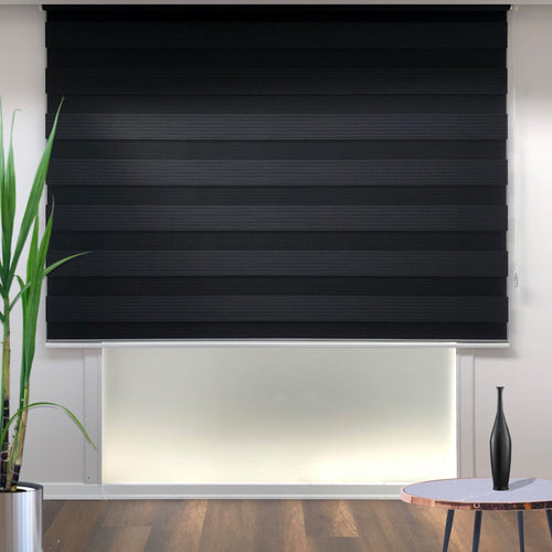 Oyo Tenda a rullo verticale Plise Dark Nero