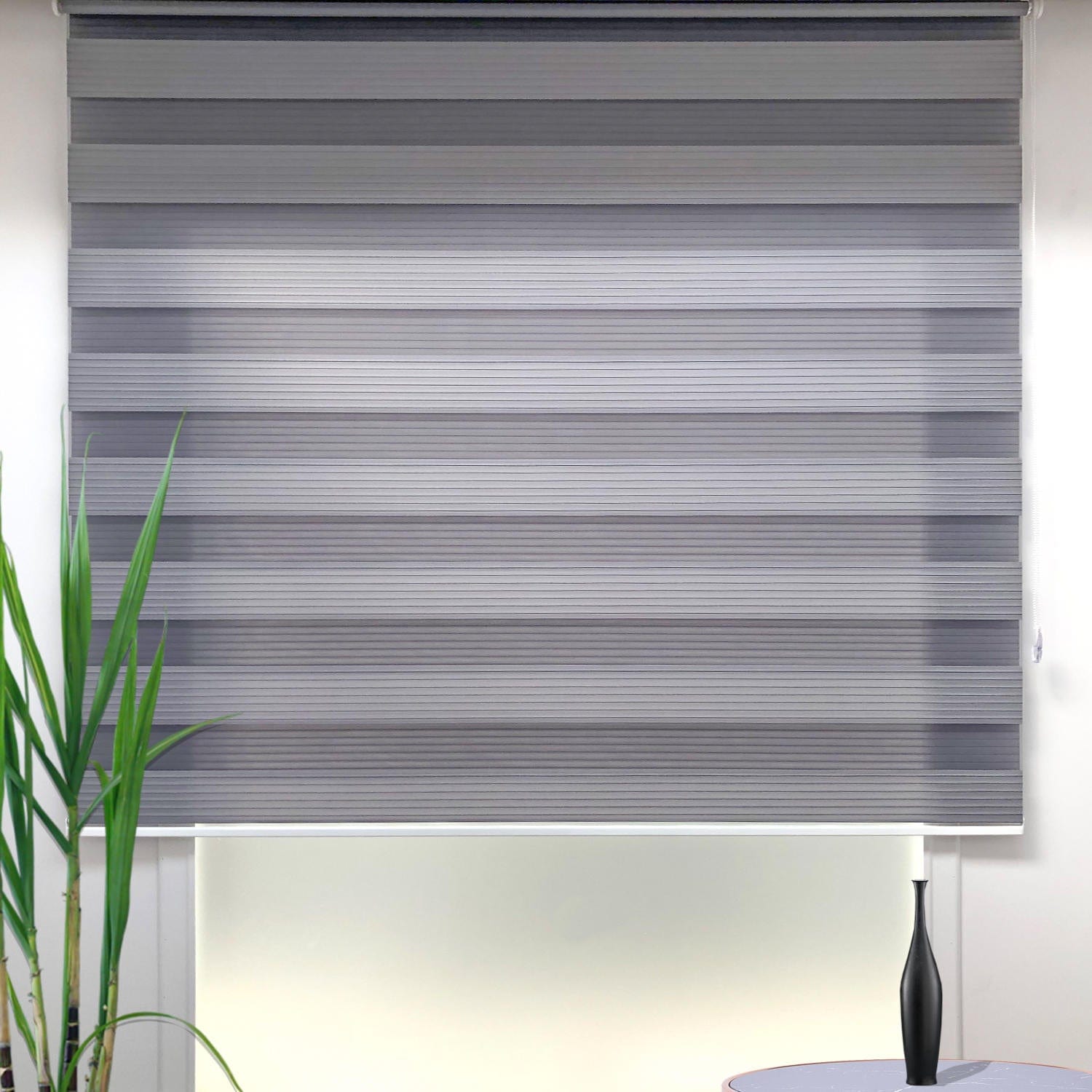 Tenda a rullo verticale Pliseli Grigio (1)